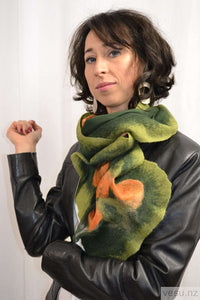 Green scarf