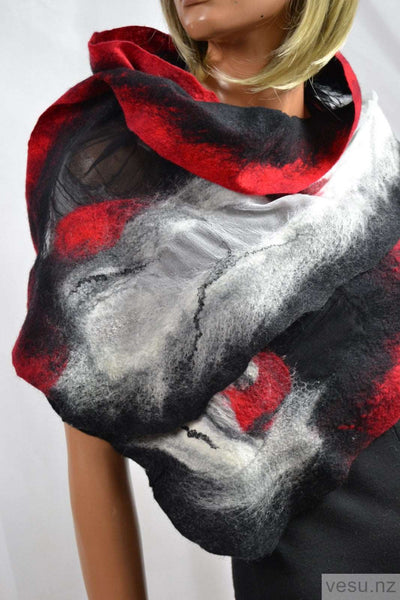 Creation, bolero, cape, silk scarf