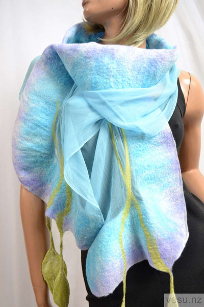 Light blue scarf