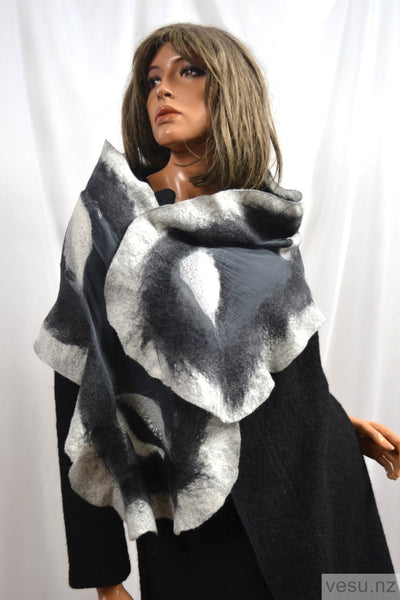 Unique creation scarf from natural silk  4421